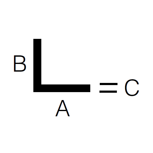 PVC-U L-Profil, weiß