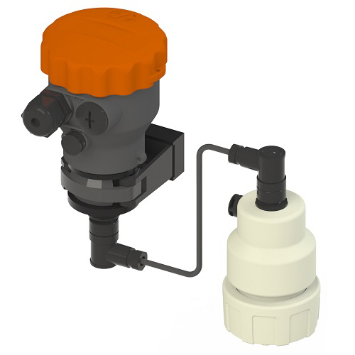 PVDF Druck-/ Temperatursensor Typ PTM Flex, 4-Leiter Stromversion, Schweißmuffe, EPDM